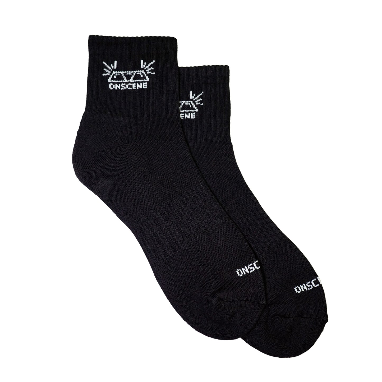 3-pack Black Quarter Socks